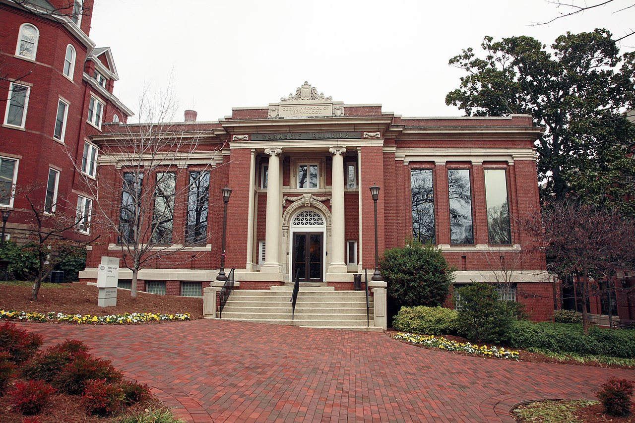Georgia Tech's library from 1907 till 1953