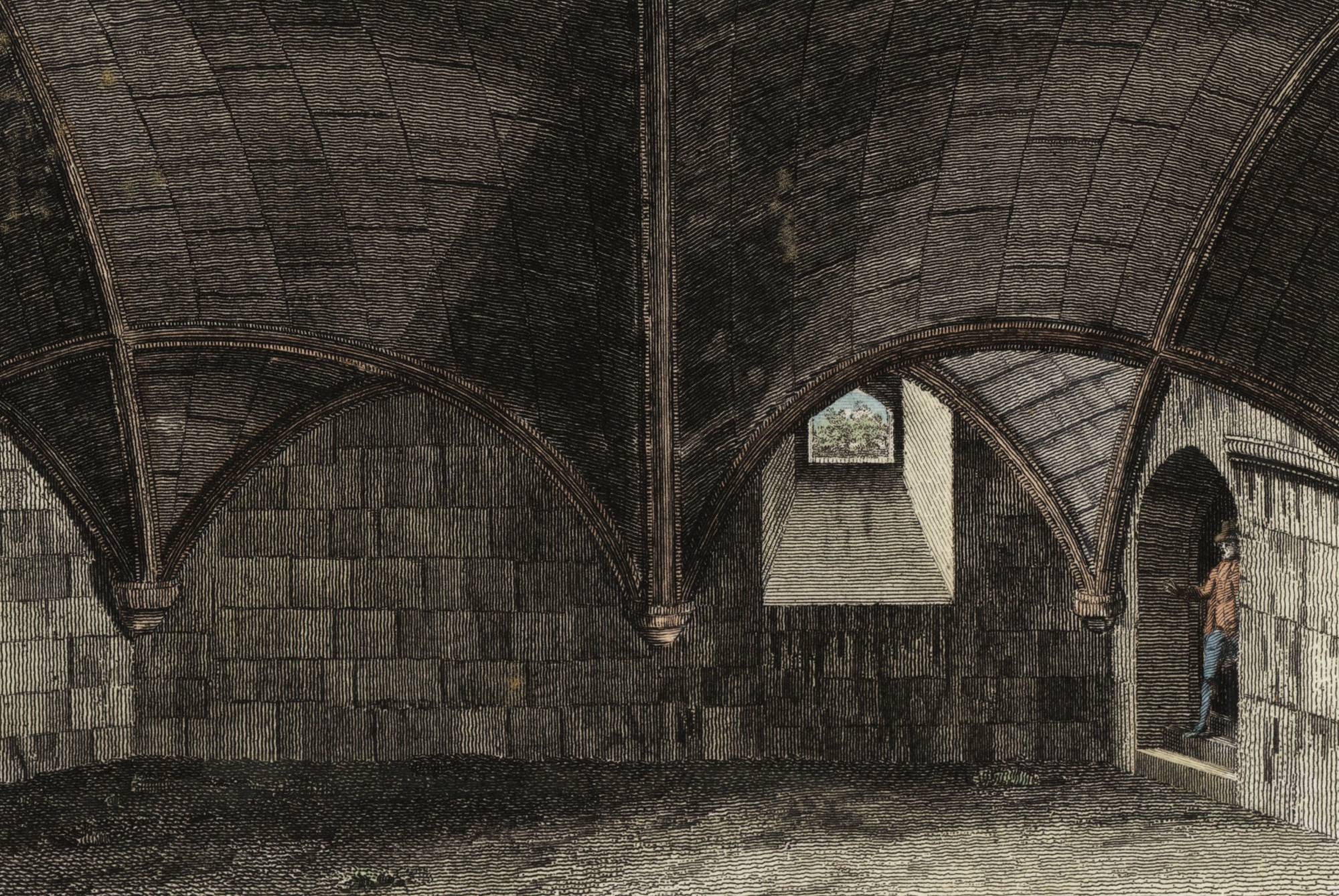 The crypt of Holy Trinity Church, Bosham, West Sussex