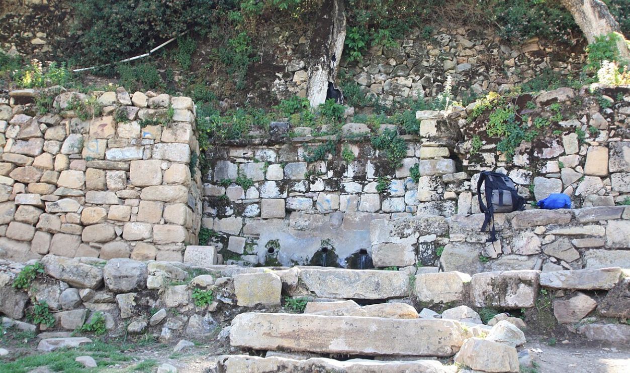 Inca Stairs And Fountain