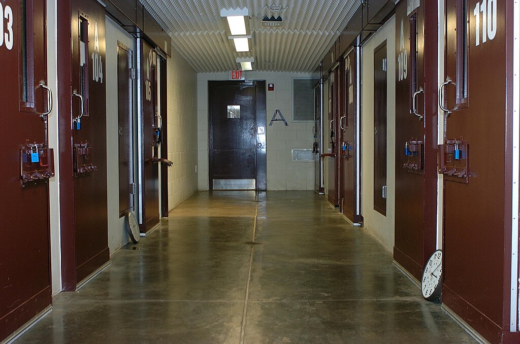 One of the tiers located inside the maximum security Camp 5 Guantanamo
