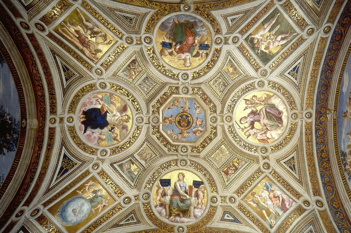 Ceiling of the Stanza della Segnatura