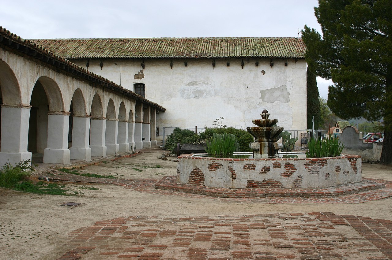 The Plaza during daytime at Mission San Miguel Arcángel