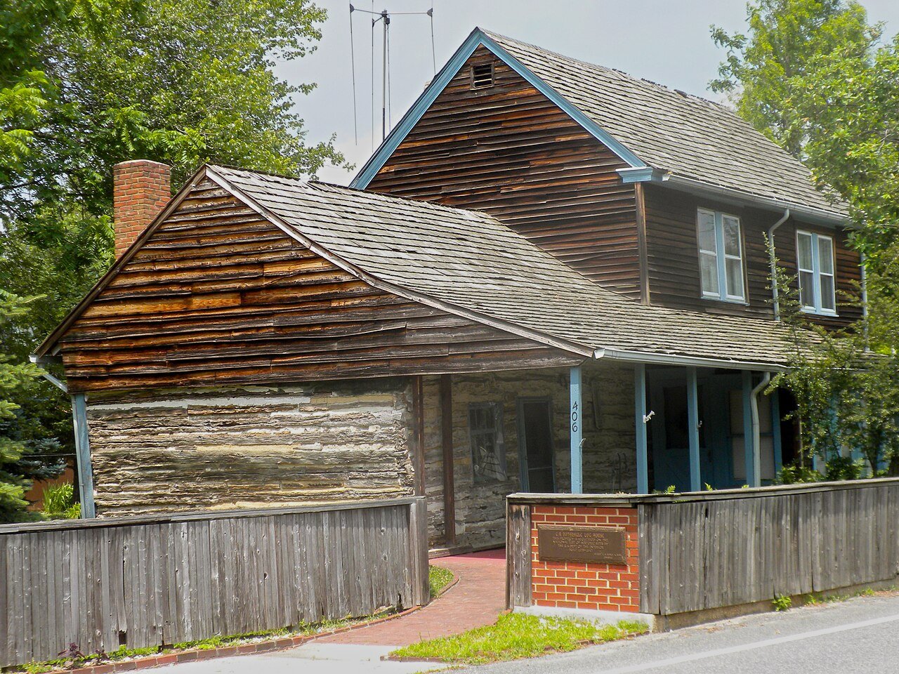 C. A. Nothnagle Log House on the NRHP since April 23, 1976