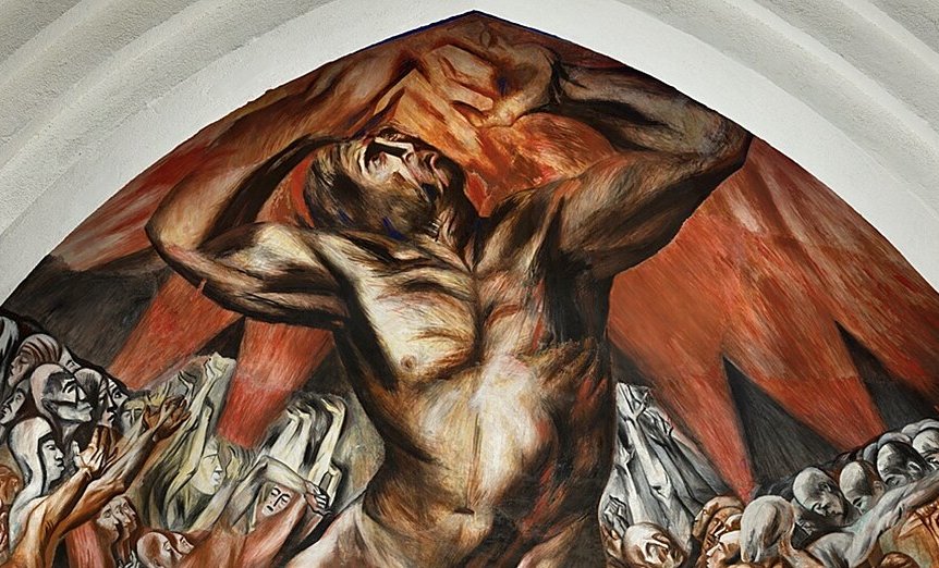 Prometheus (1930) by José Clemente Orozco