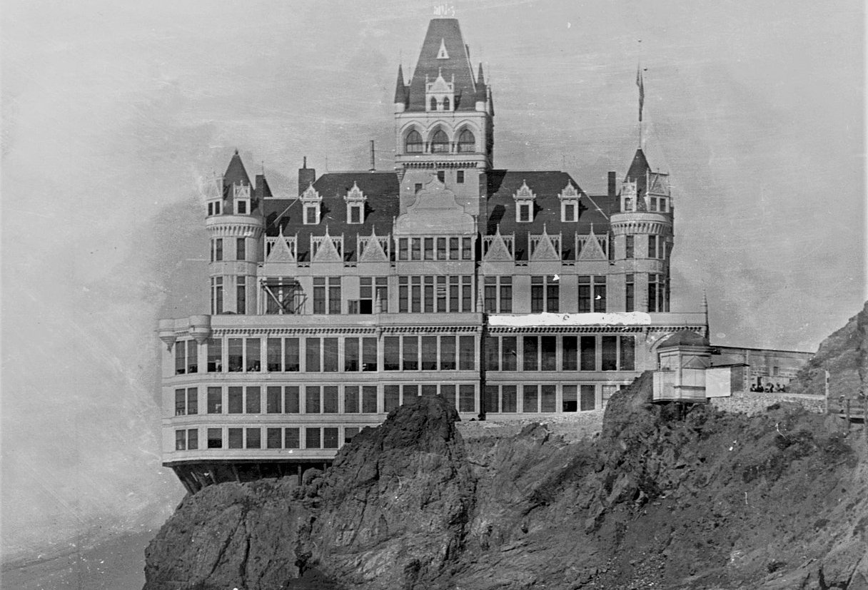 San Francisco's Cliff House Restaurant and Seal Rocks, ca.1900