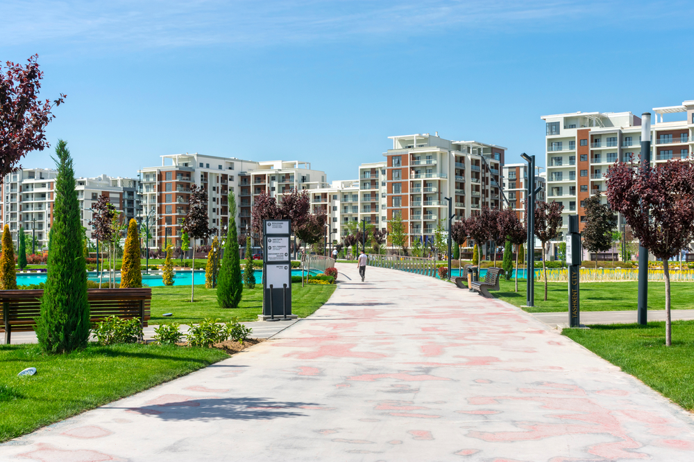 Tashkent city district in a hotel complex