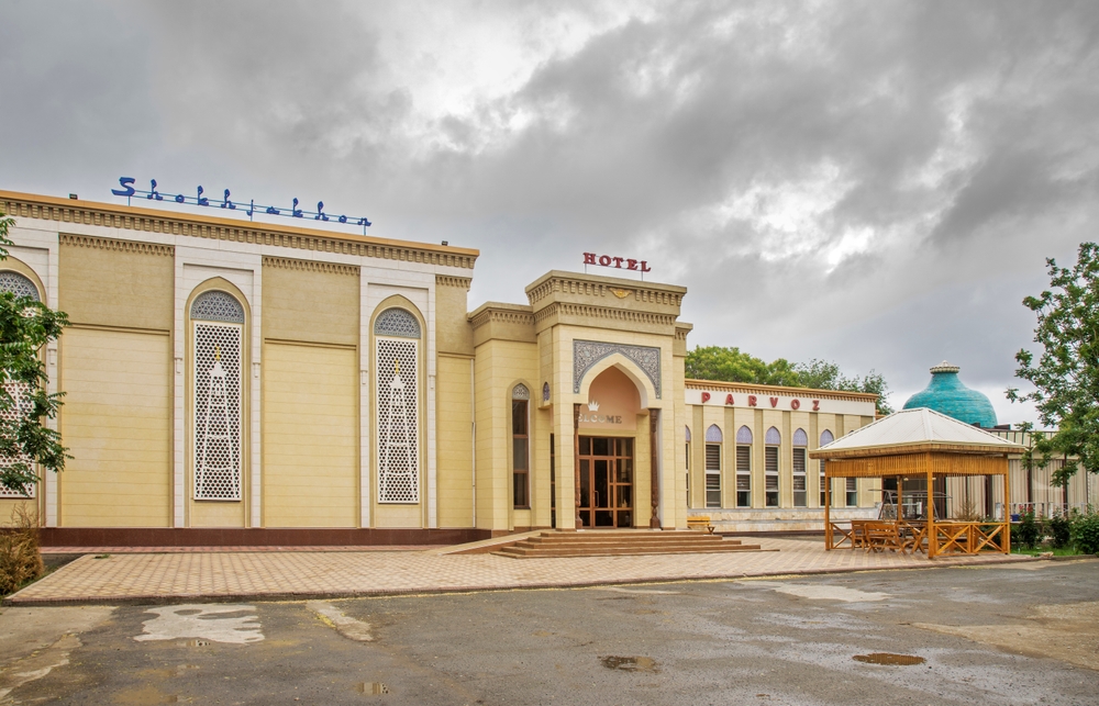 Hotel Shokhjakhon in Khiva. Uzbekistan