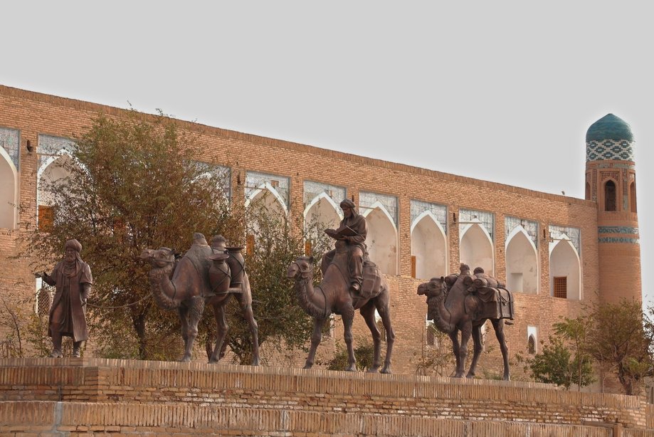 View of ancient city during daytime, silk road