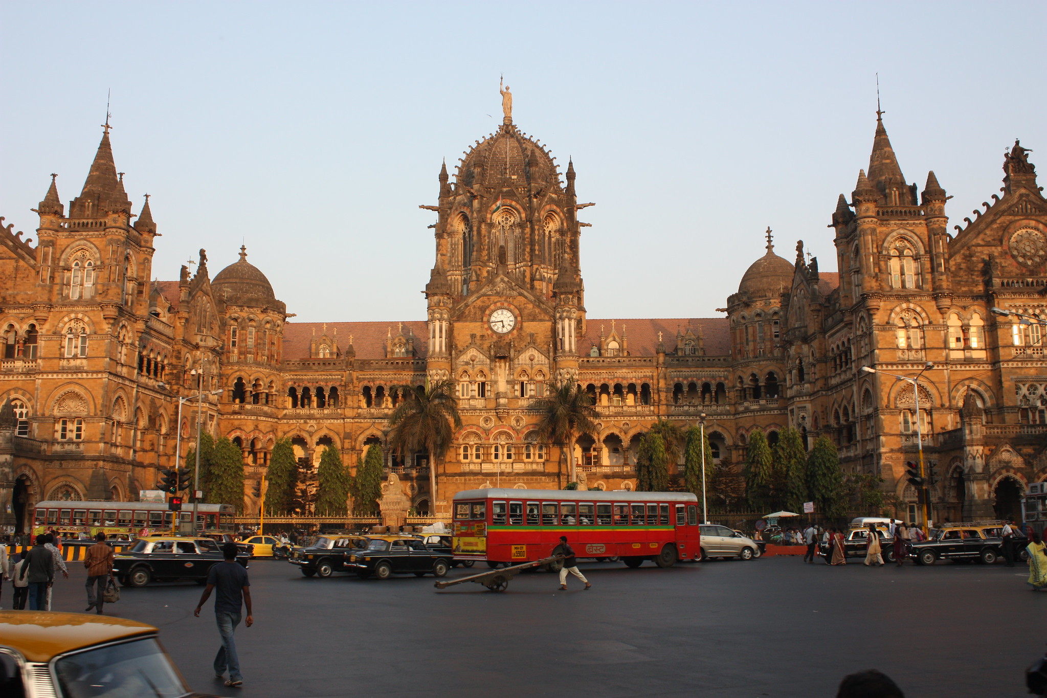 Mumbai, Chhatrapati Shivaji Terminus during golden hour