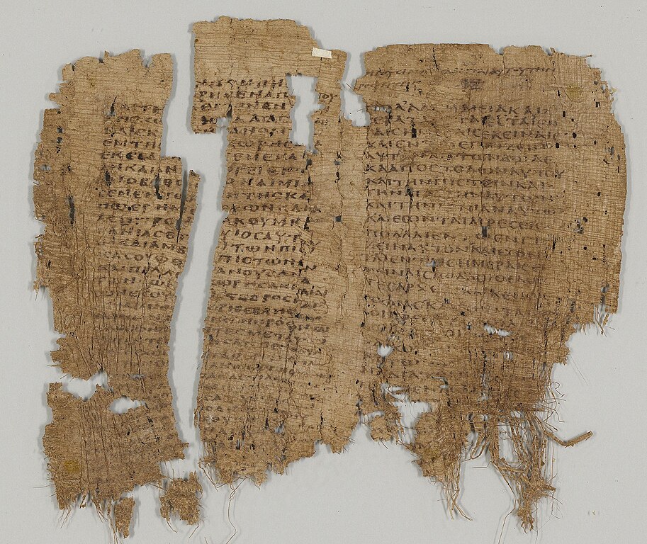  Amherst papyri, Greek 1.1, verso.