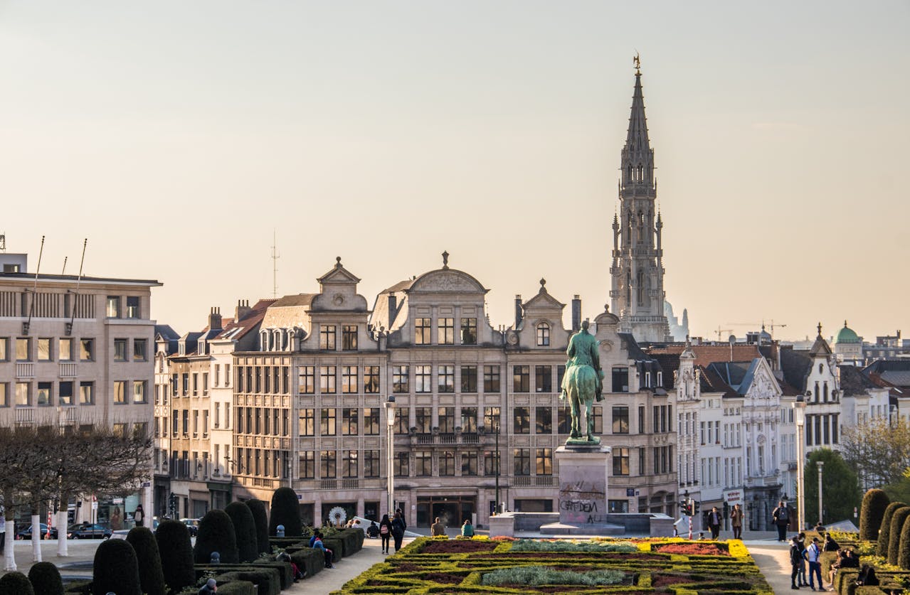 Mont des Arts in Brussels, Belgium