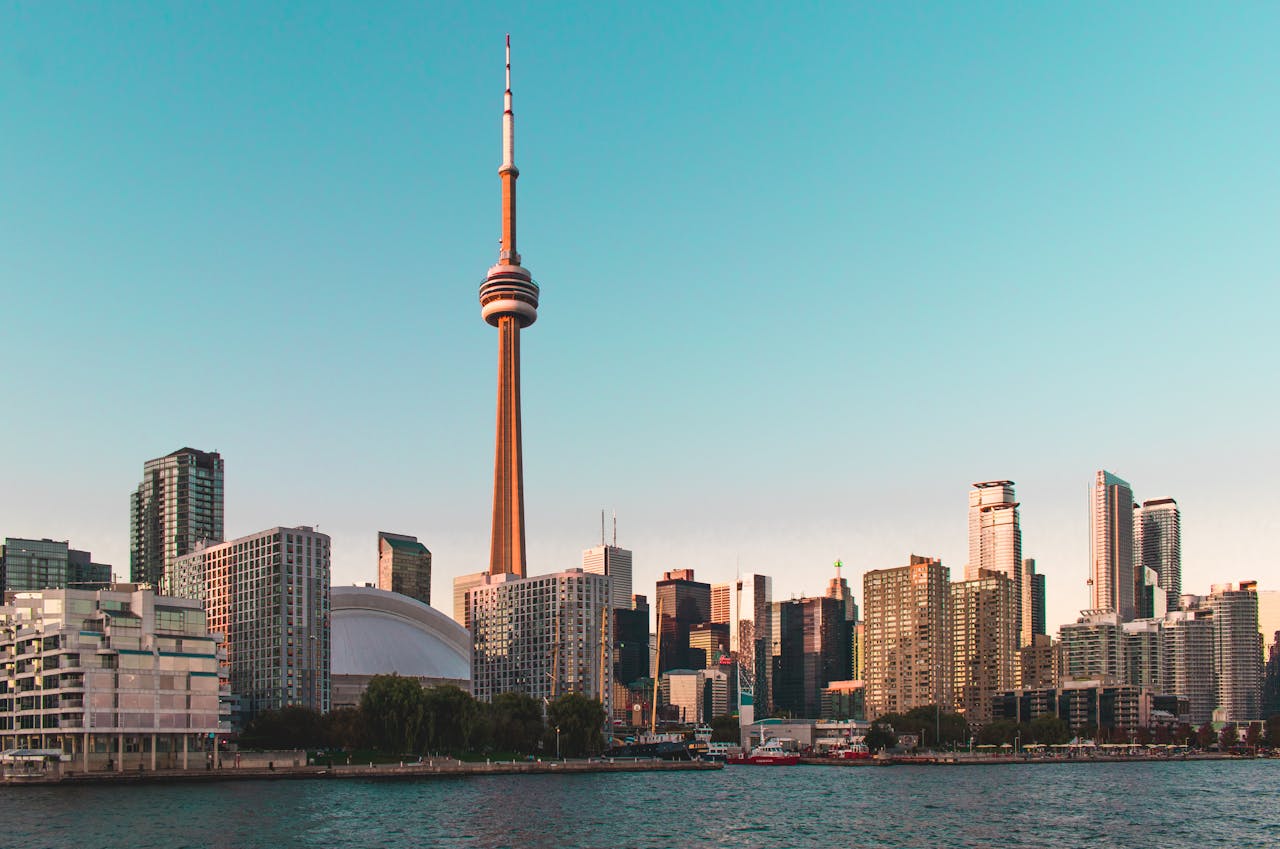 High Rise Buildings Under Blue Sky in Toronto