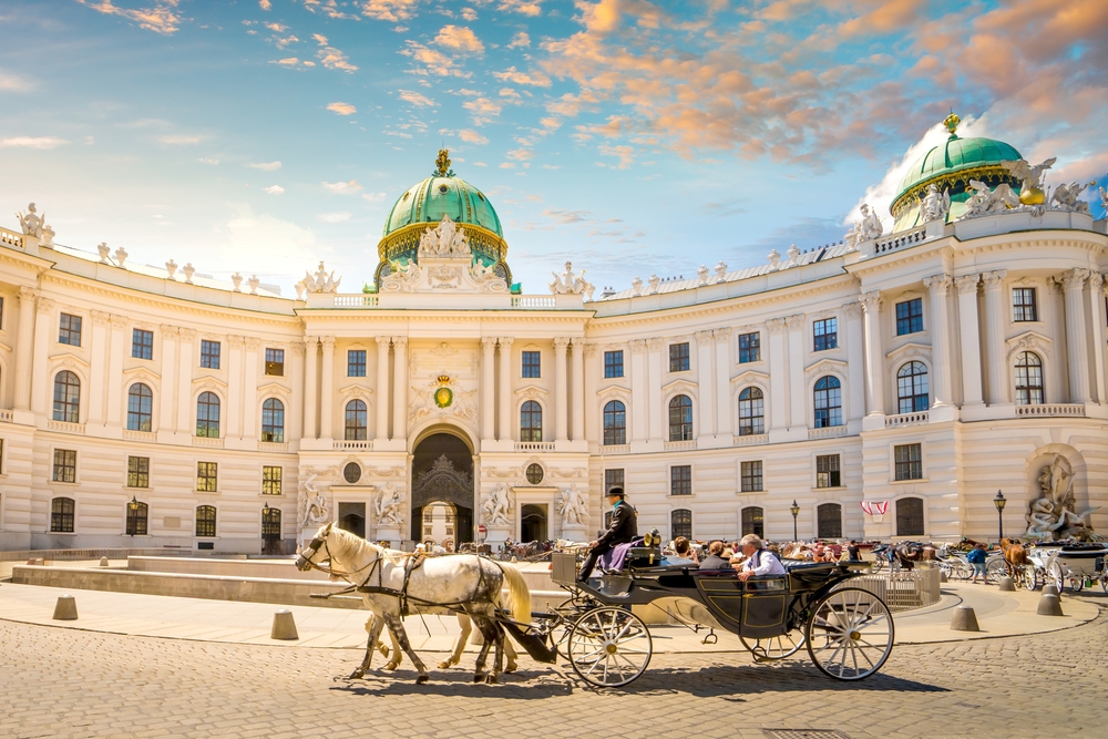 Old Hofburg in Wien, Austria