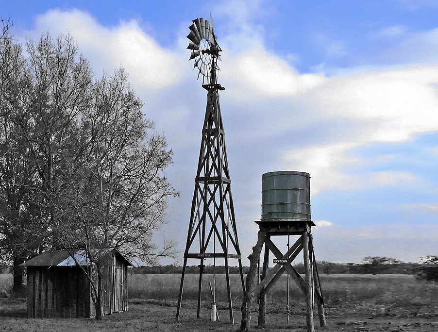 Windmill & Cistern At Armand Bayou Nature Center
