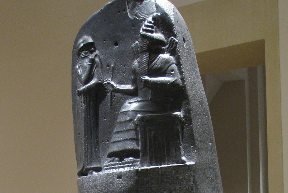 Stele of Hammurabi in  Louvre Museum