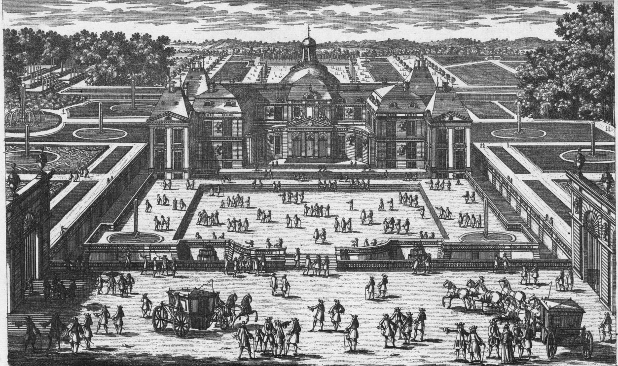 File:Veue et perspective du Chasteau de Vaux-le-Vicomte du costé de l'entrée - INHA (adjusted).jpg