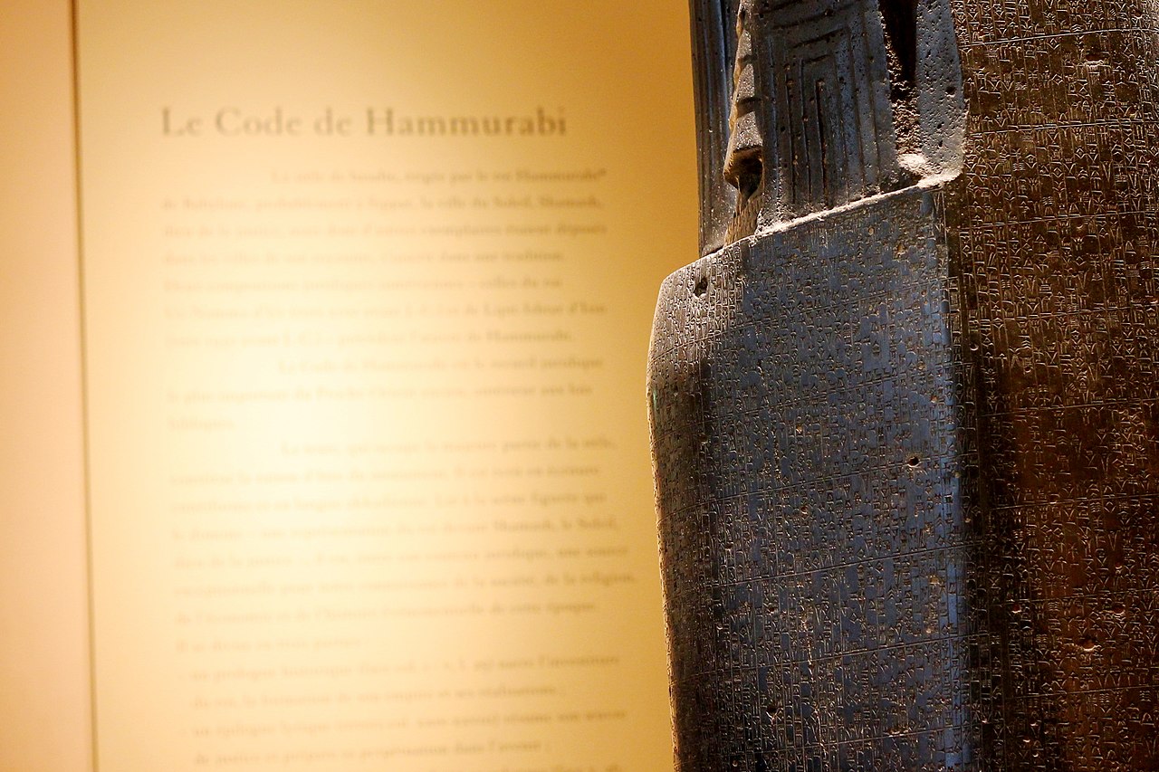 Code Of Hammurabi in Louvre Museum
