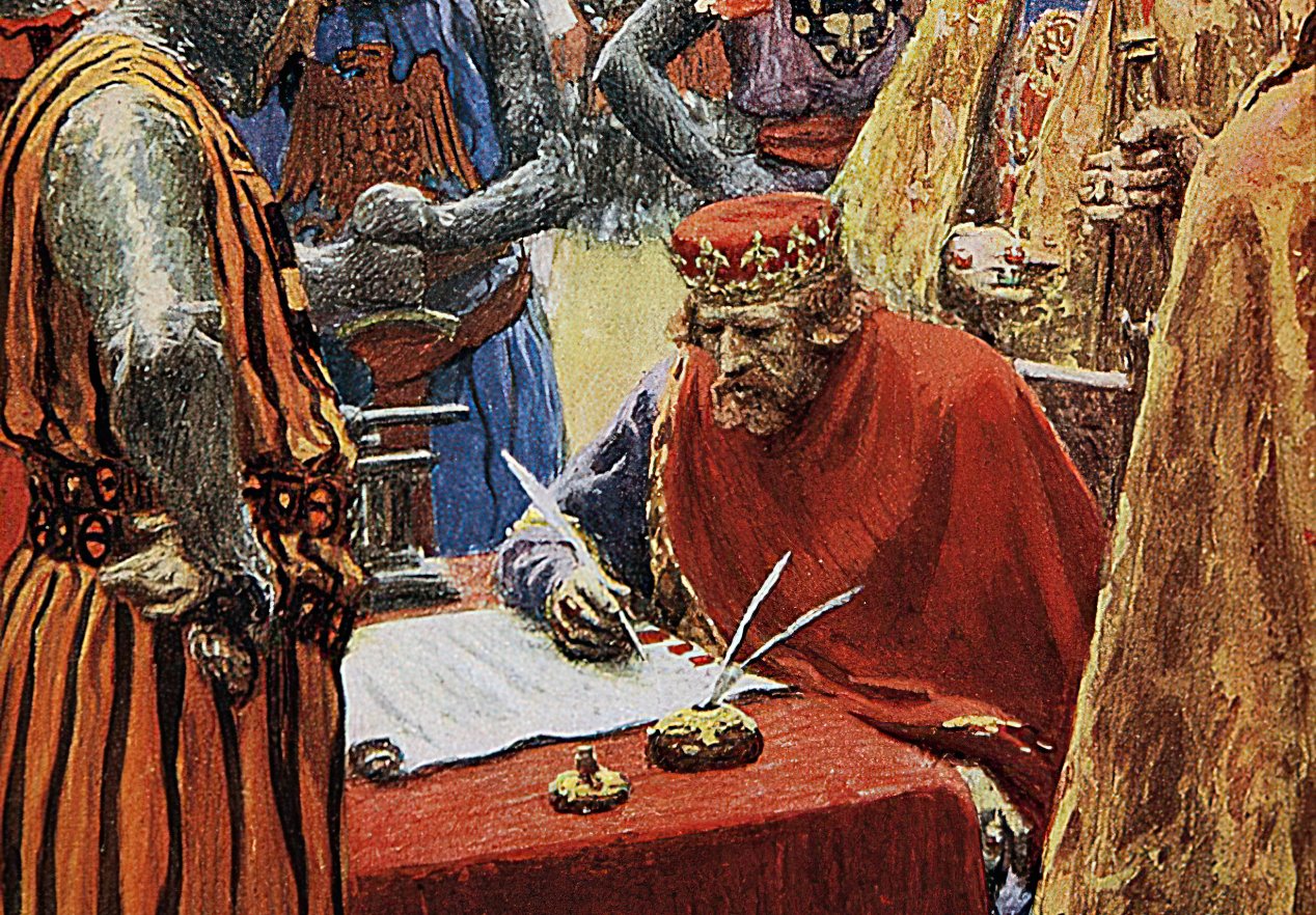 King John signing the Magna Carta