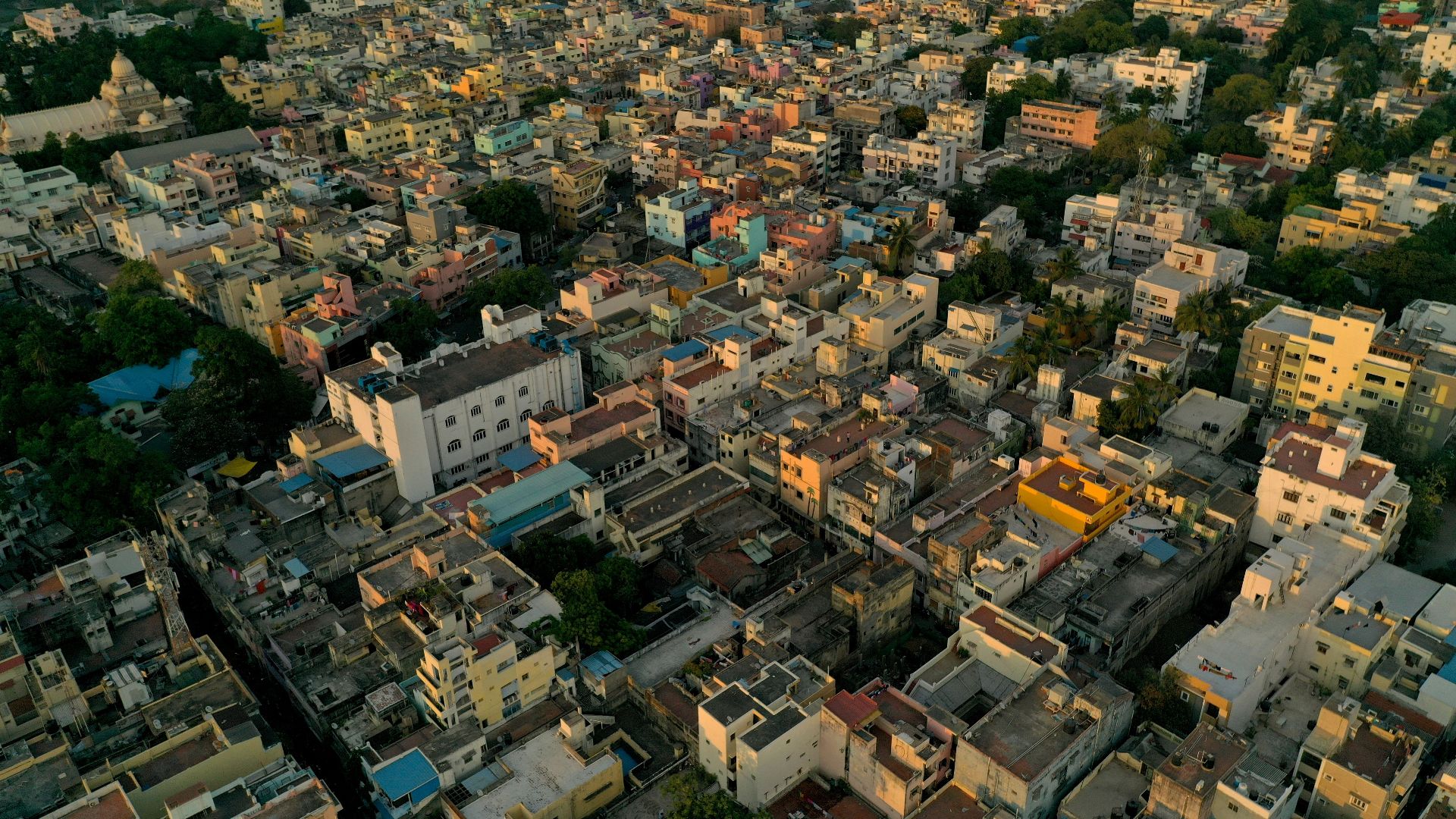 low angle photo of concrete buildings