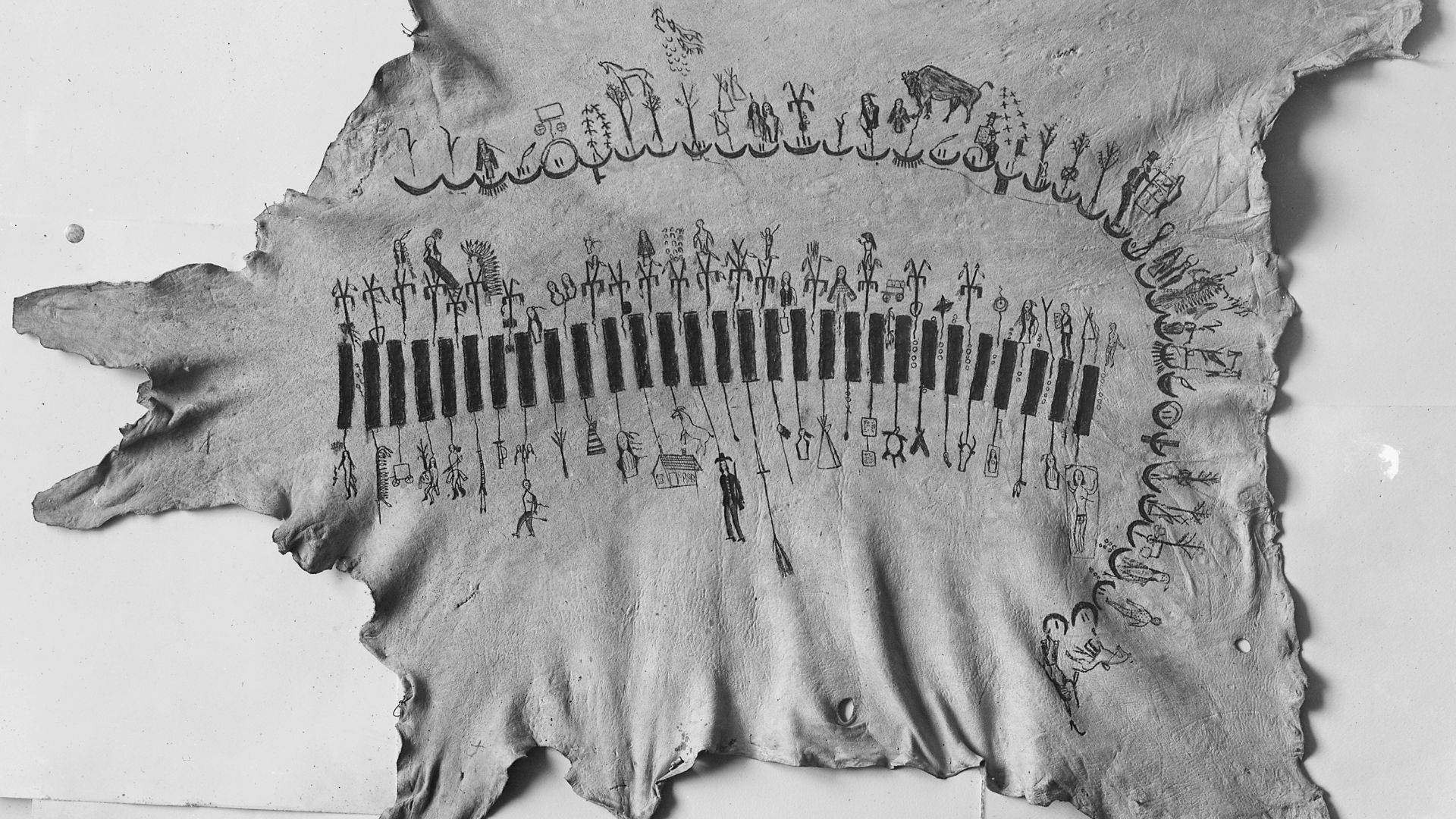 File:Kiowa Anko calendar on buckskin - NARA - 523631.jpg