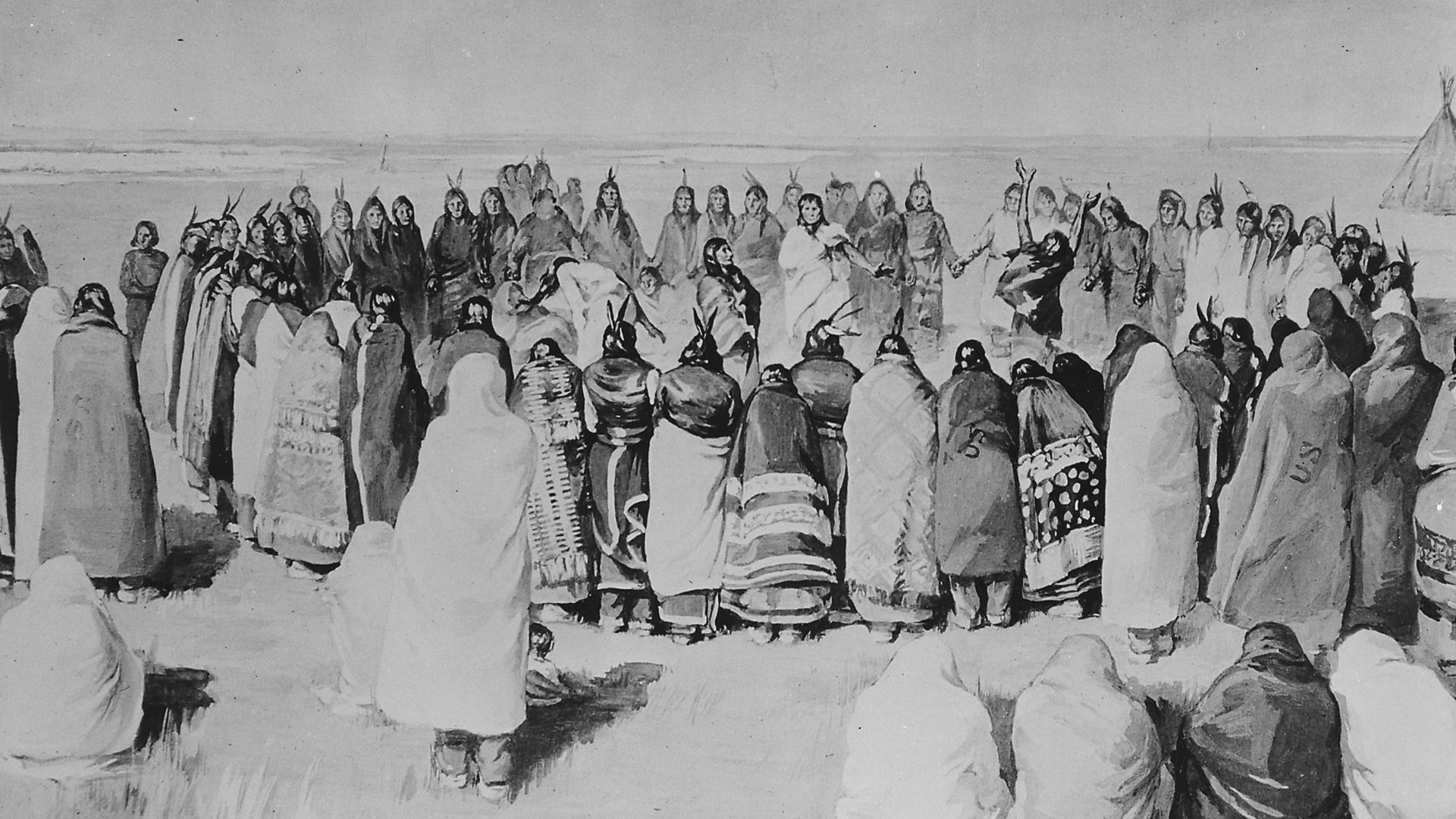 File:Arapaho Ghost Dance, 1900 - NARA - 530915.jpg