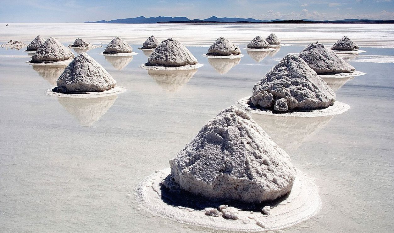 Piles Of Salt Salar De Uyuni