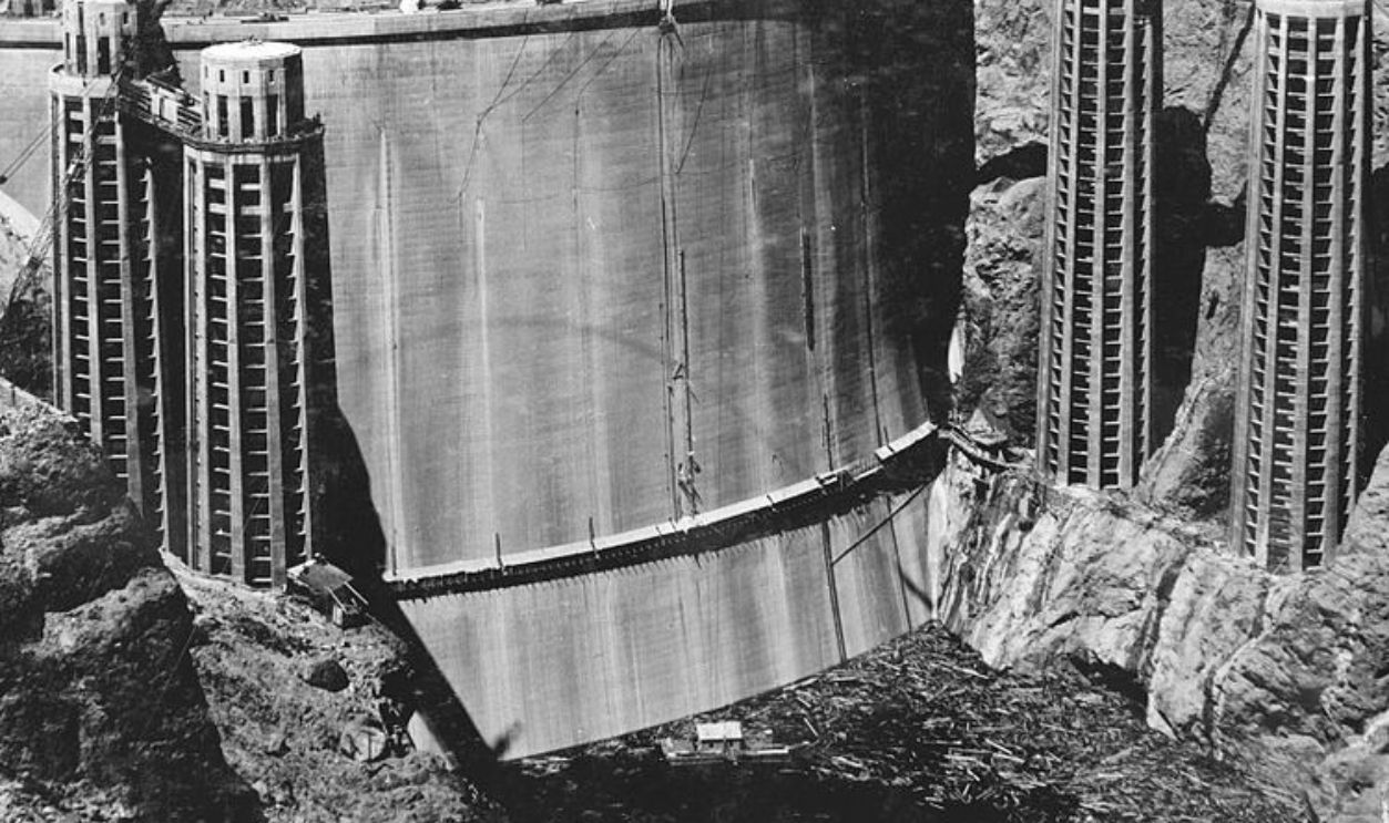 Hoover Dam Before The Water