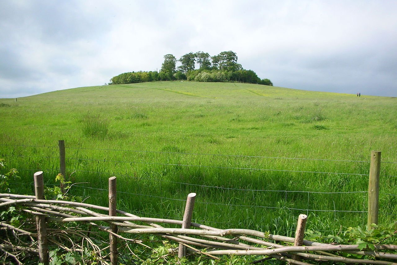 Round Hill from the south at Wittenham Clumps