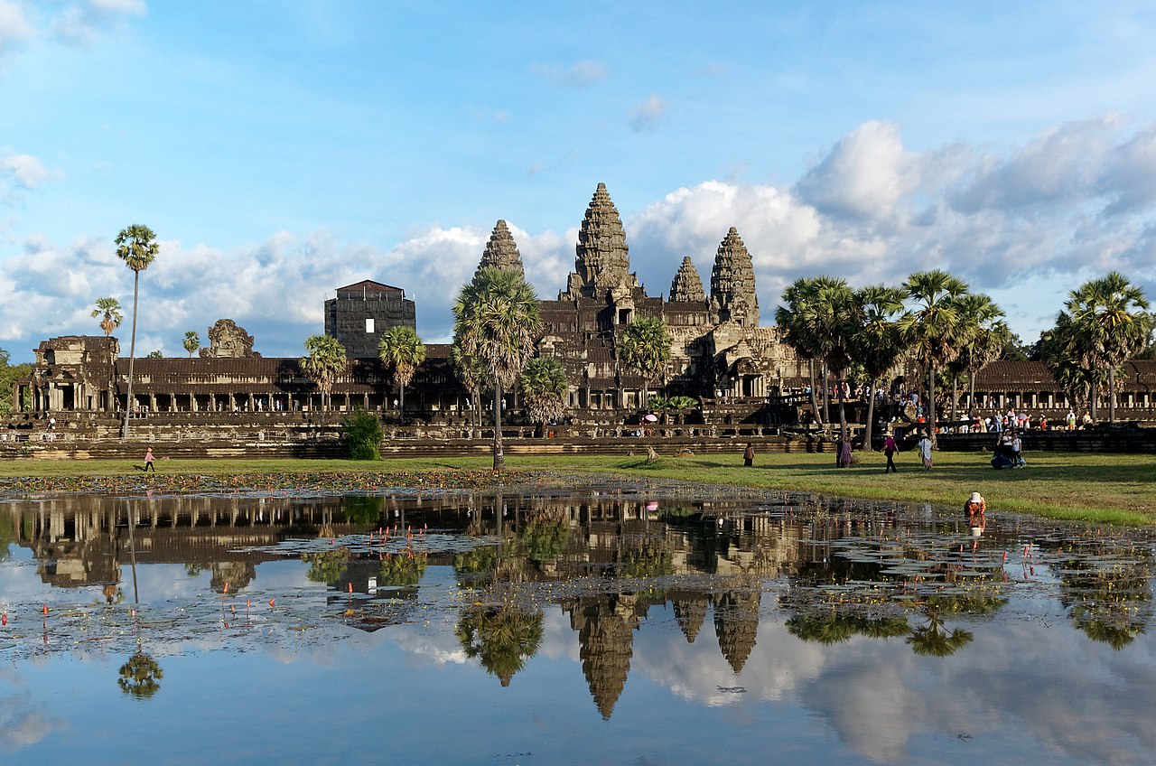 View of the central structure of Angkor Wat
