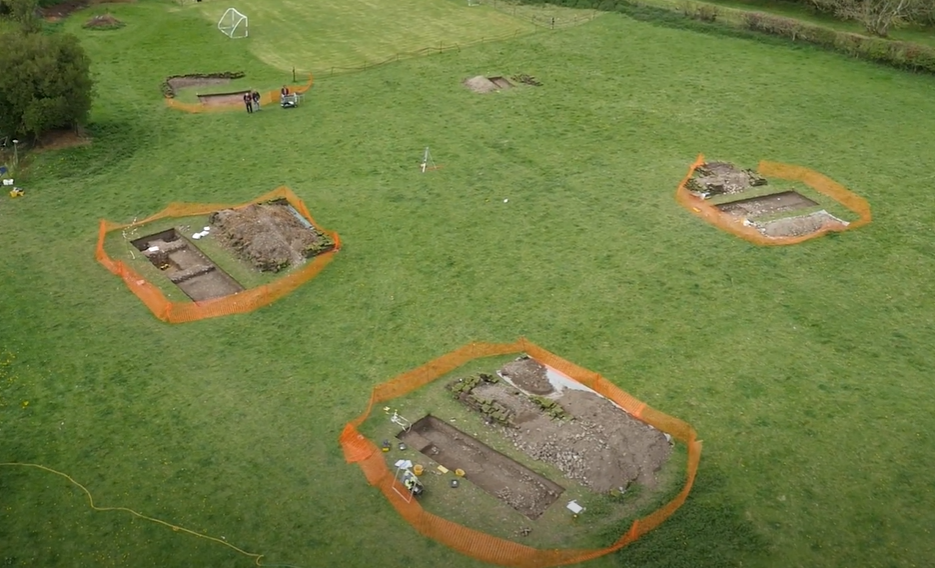 Screenshot of the You Tube video Luke Irwin and the Tale of The Deverill Villa