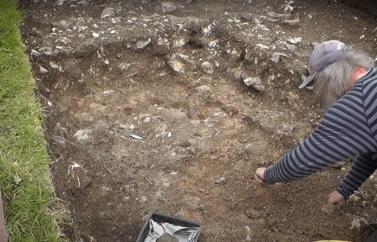 Screenshot of the You Tube video Luke Irwin and the Tale of The Deverill Villa