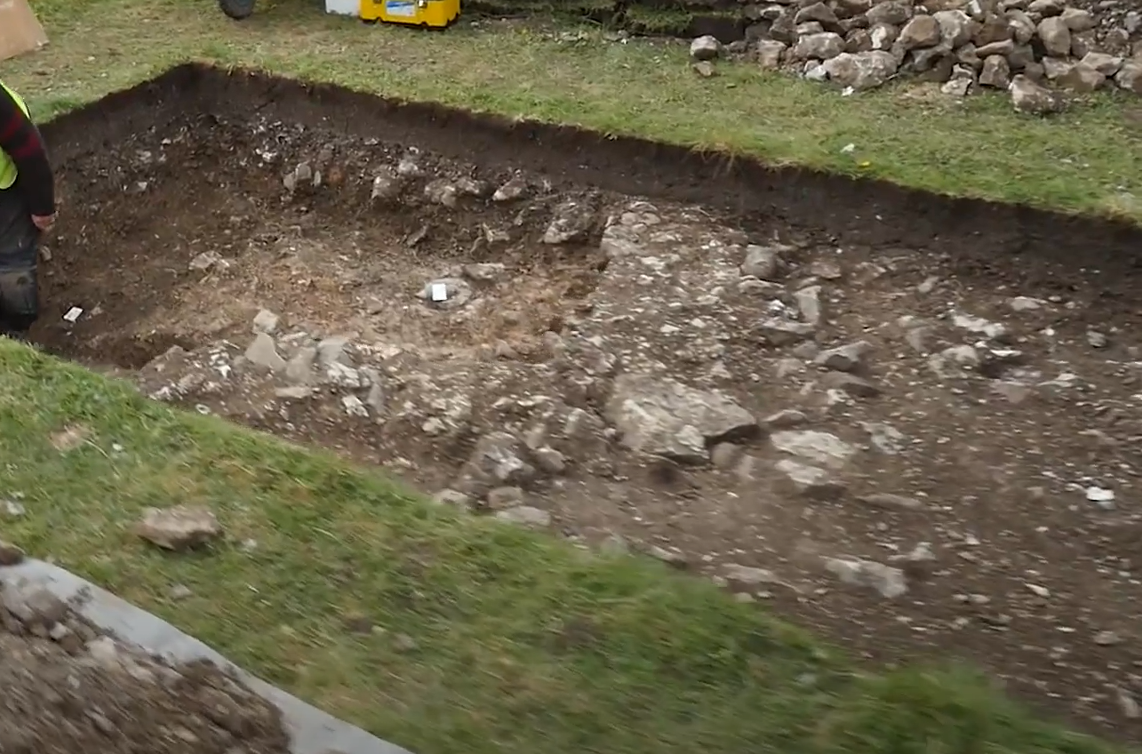 Screenshot of the You Tube video Luke Irwin and the Tale of The Deverill Villa