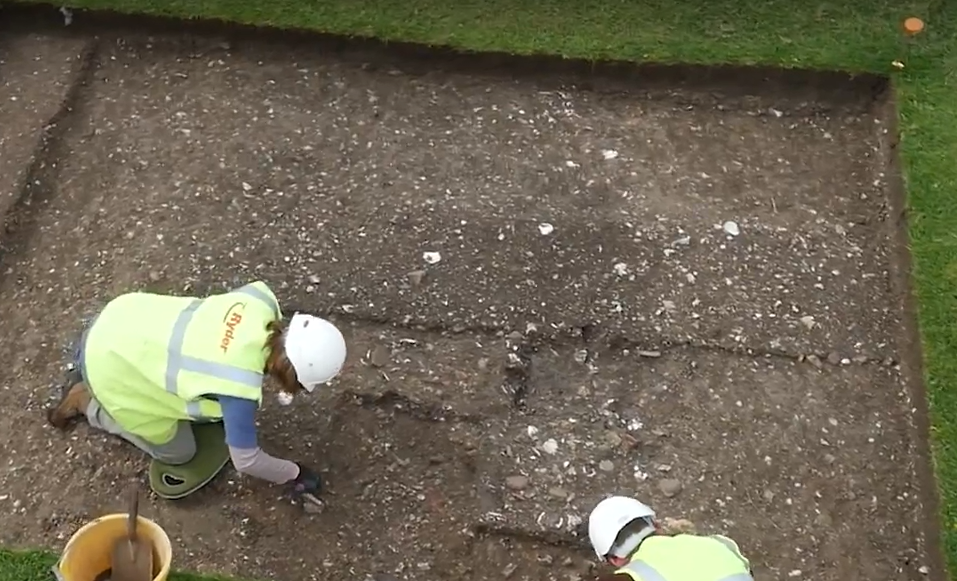 Screenshot of the You Tube video Luke Irwin and the Tale of The Deverill Villa