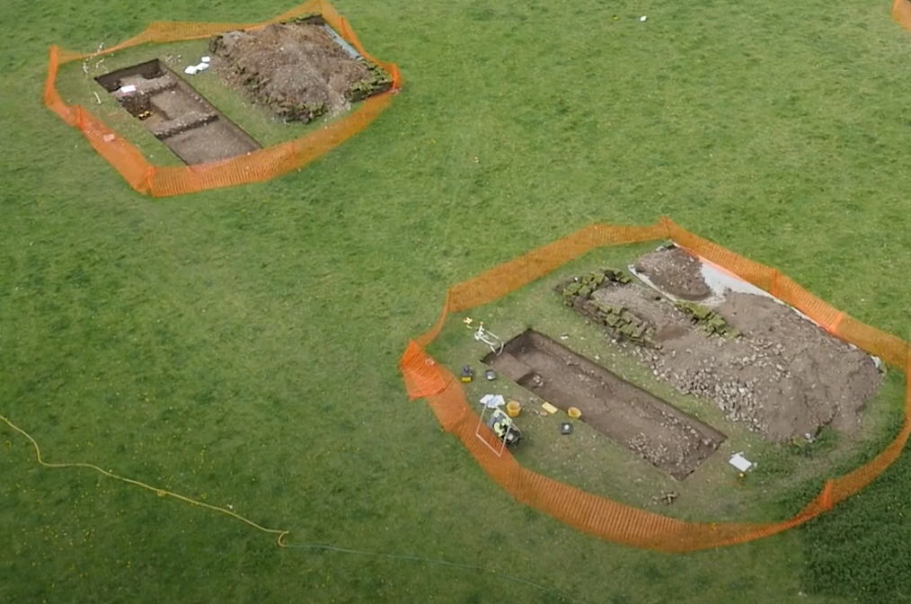 Screenshot of the You Tube video Luke Irwin and the Tale of The Deverill Villa