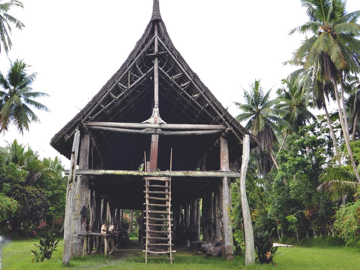 Papua New Guinea tribe house