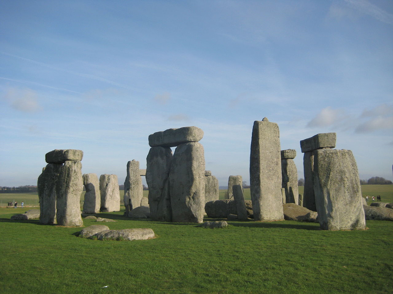 Stonehenge after the extent of reconstruction