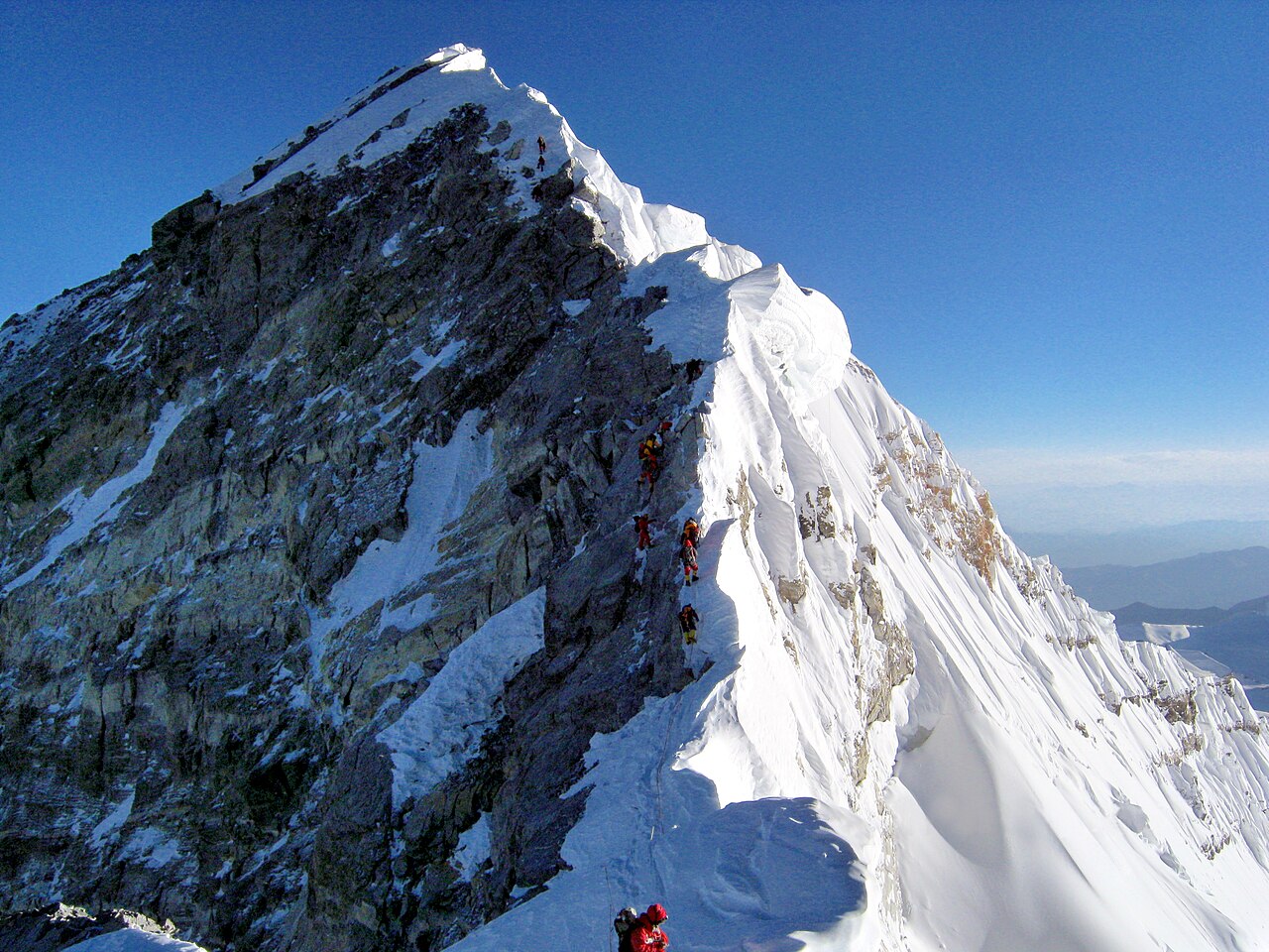 Hillary Step Near Everest Top