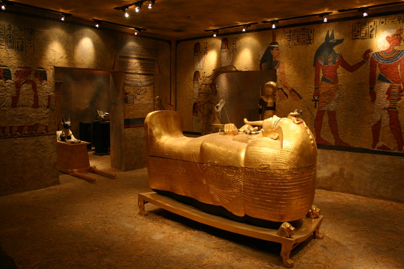 Replica Of King Tut's Tomb At The Luxor In Las Vegas