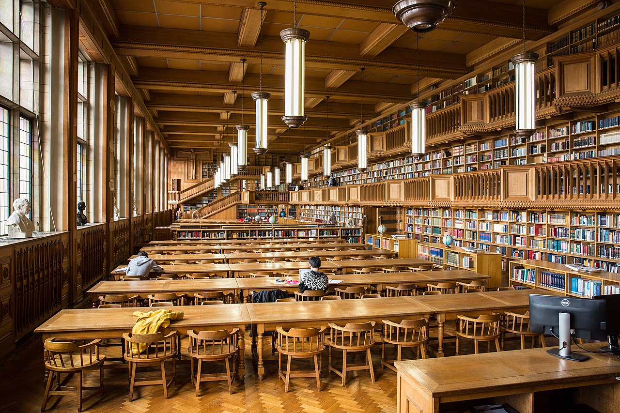 University of Leuven Central library, reading room