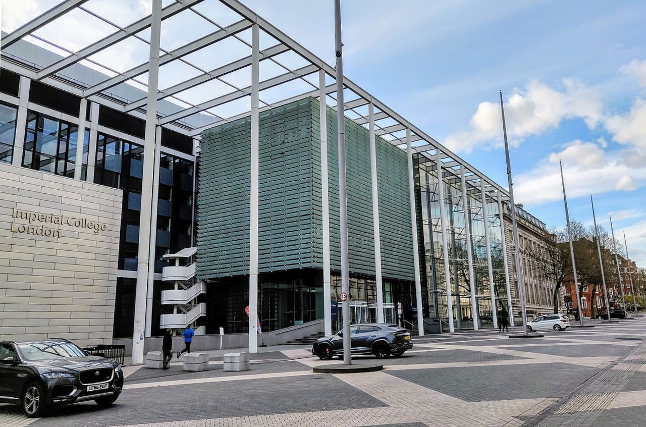 The main entrance of Imperial College London