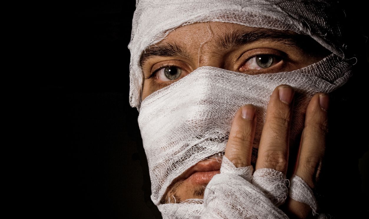 Oregon, The Bandage Man Of Cannon Beach