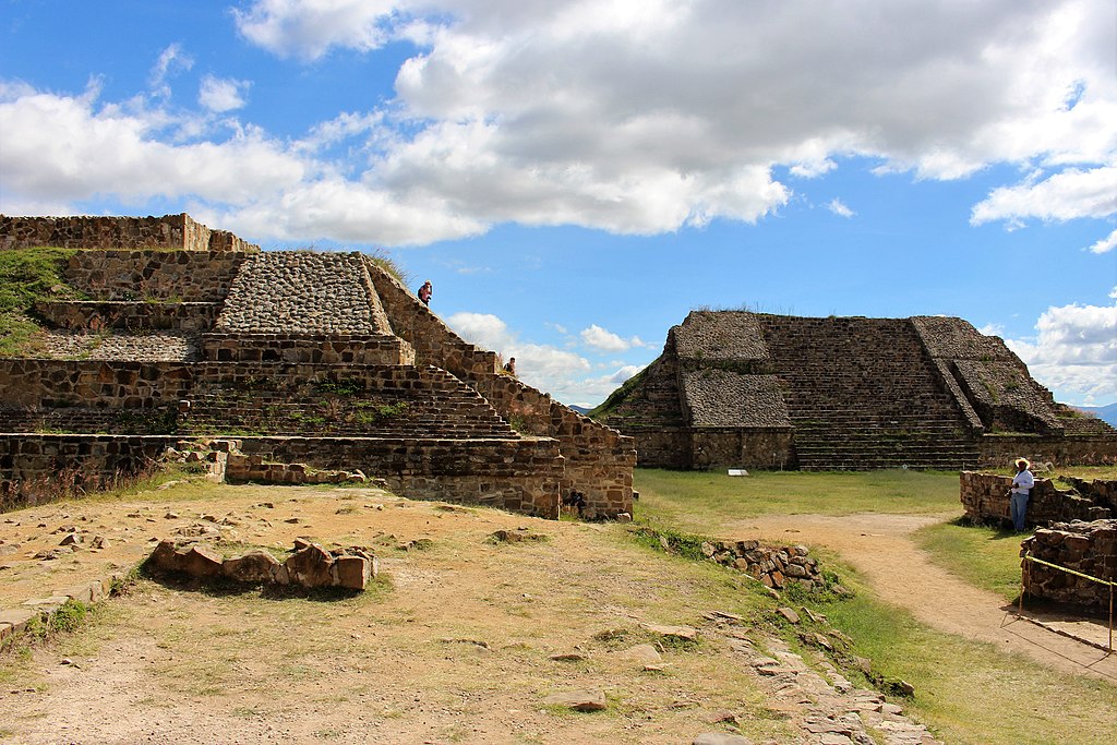A piece of Monte Albán in Oaxaca, Mexico.