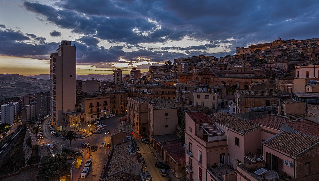 Agrigento at Sunset