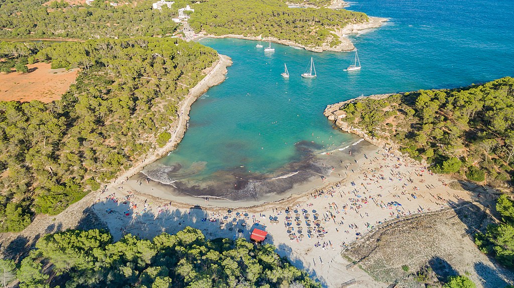 Aerial view of Mallorca 
