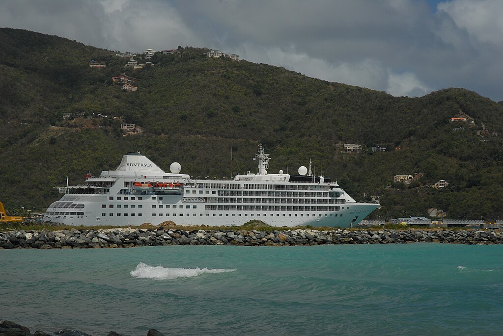 Large cruiser in Tortola