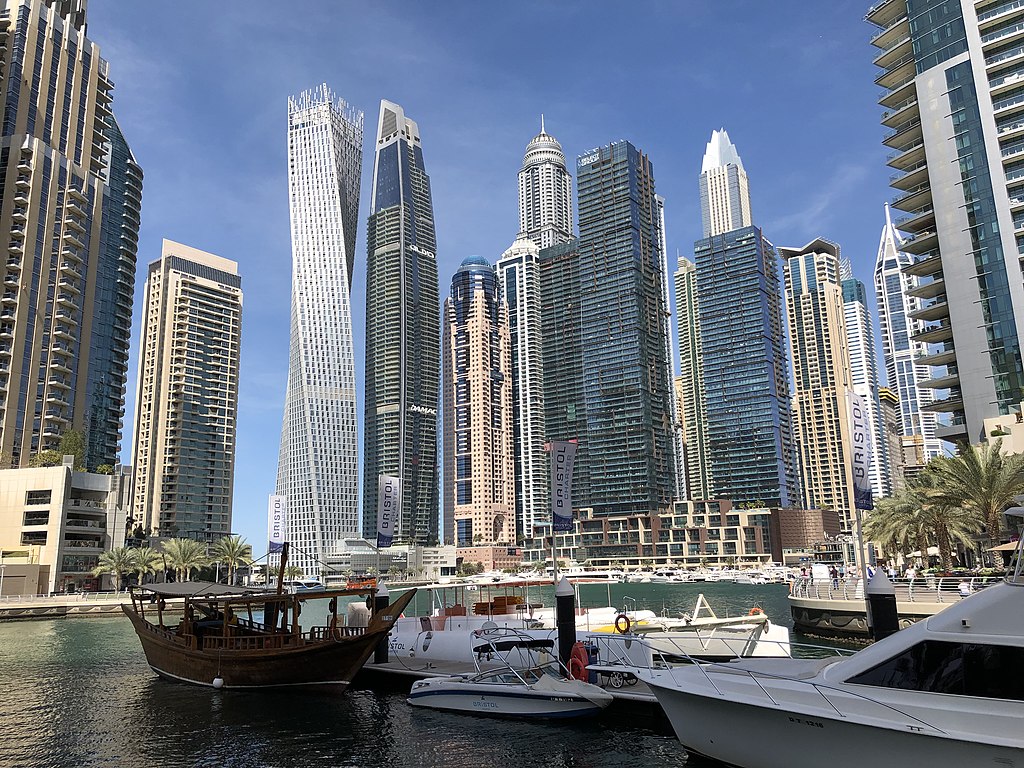 Photo of the Dubai Marina