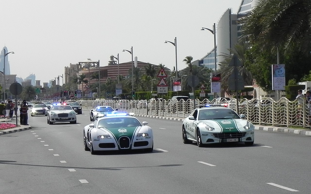 Dubai Police at work