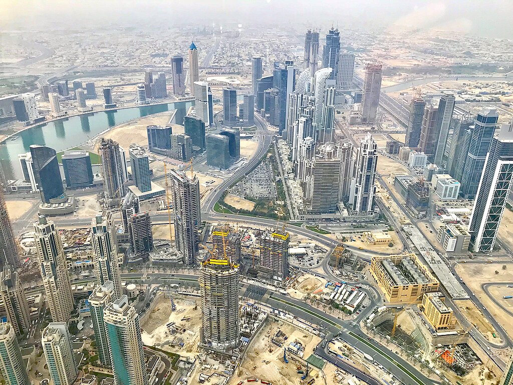 Dubai, aerial view