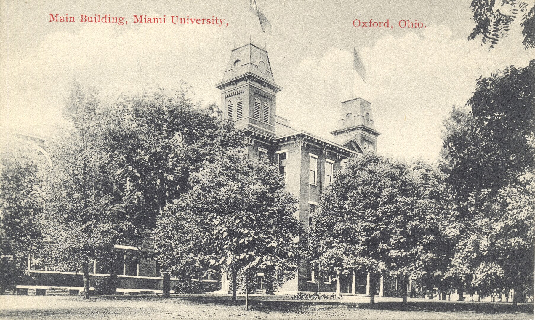 Miami University,  Oxford, Ohio