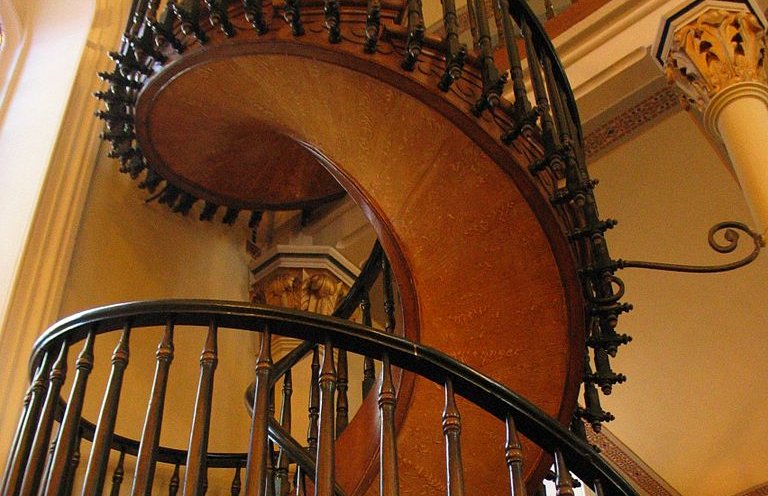 Loretto Chapel's spiral staircase (the 